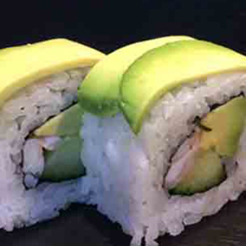 Uramaki aguacate con queso