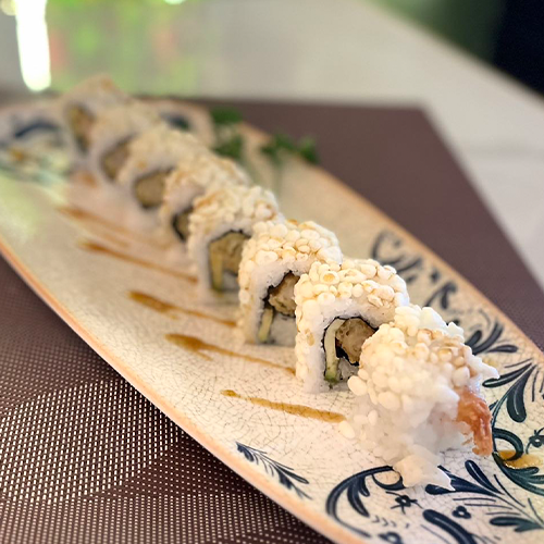 Uramaki  langostino frito