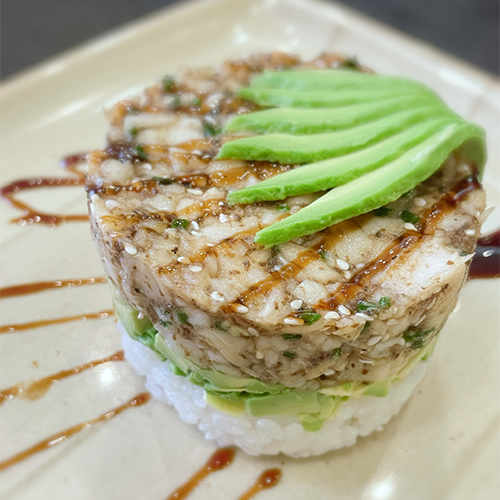 Tartar de pez mantequilla con salsa trufa