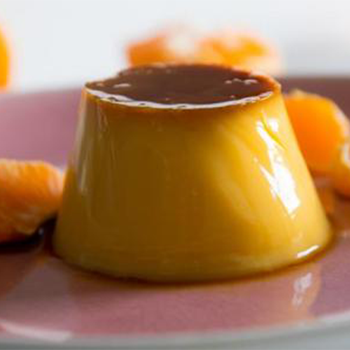 Flan chino mandarín vanilla